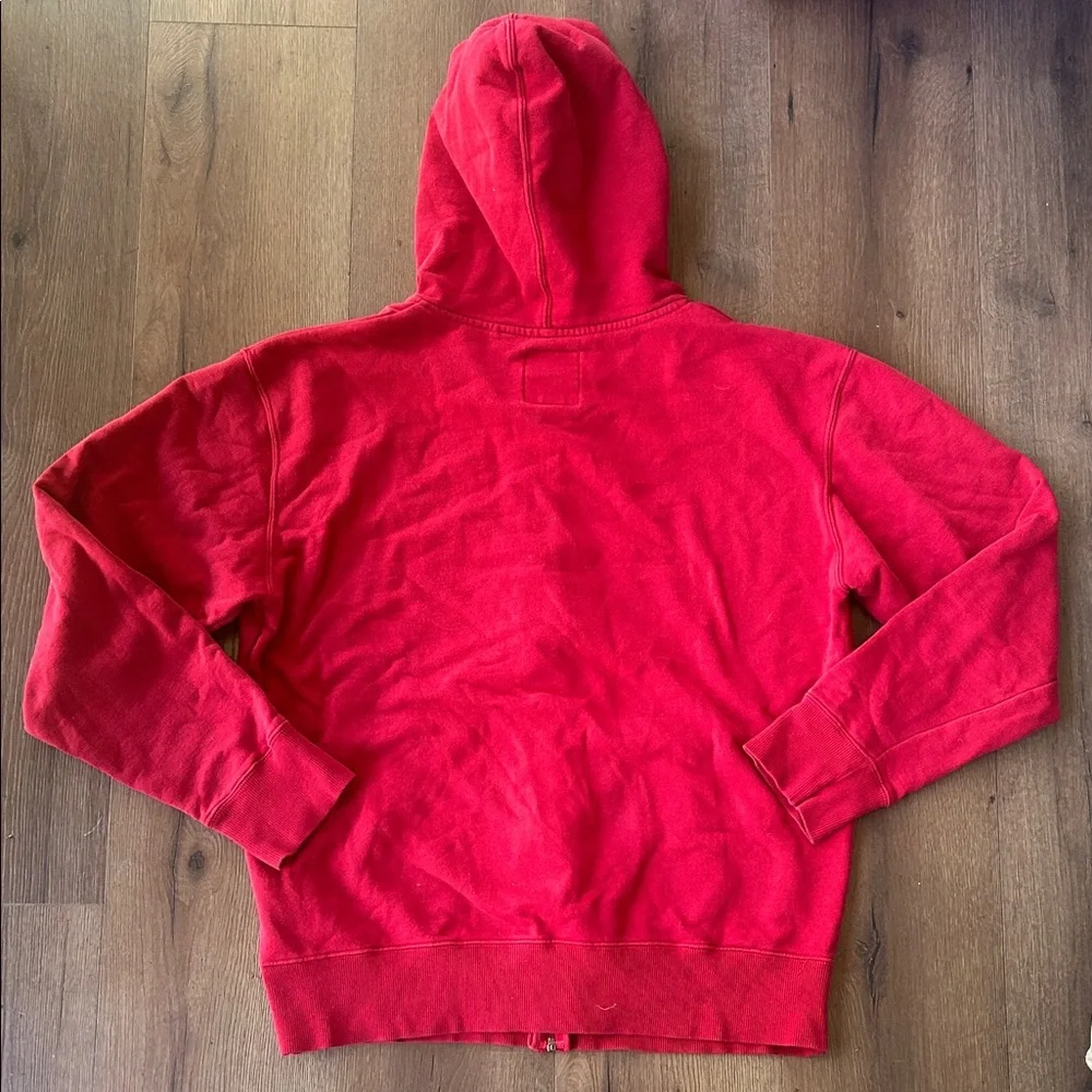 Fox Racing Red Zip-Up Hoodie with Logo !! Large